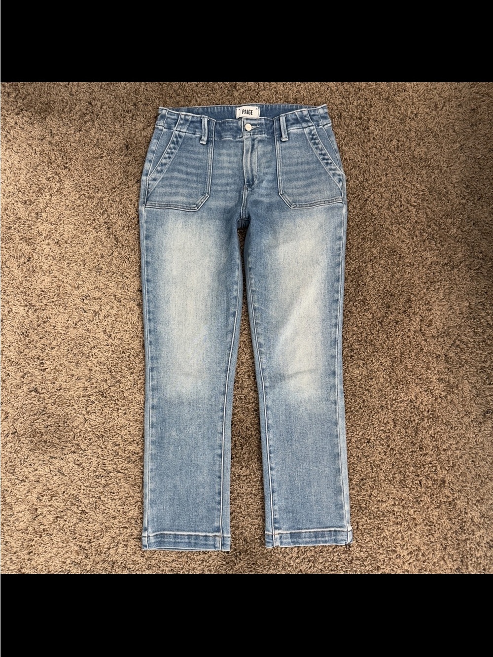 PAIGE Light-wash Mayslie Jeans